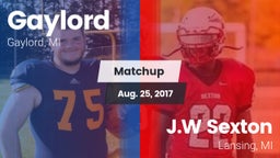 Matchup: Gaylord  vs. J.W Sexton  2017