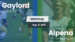 Matchup: Gaylord  vs. Alpena  2017