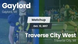 Matchup: Gaylord  vs. Traverse City West  2017