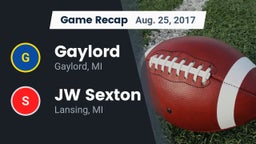 Recap: Gaylord  vs. JW Sexton  2017