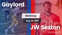 Matchup: Gaylord  vs. JW Sexton  2018