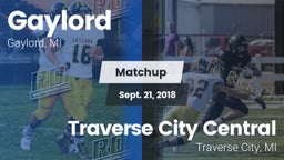 Matchup: Gaylord  vs. Traverse City Central  2018