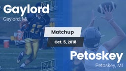 Matchup: Gaylord  vs. Petoskey  2018