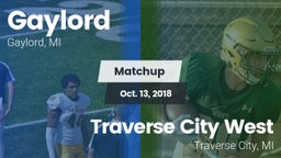 Matchup: Gaylord  vs. Traverse City West  2018
