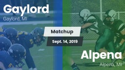 Matchup: Gaylord  vs. Alpena  2019