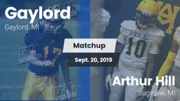 Matchup: Gaylord  vs. Arthur Hill  2019