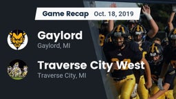 Recap: Gaylord  vs. Traverse City West  2019