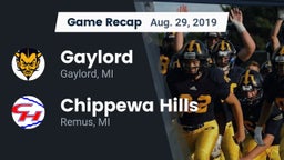 Recap: Gaylord  vs. Chippewa Hills  2019