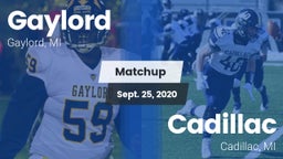 Matchup: Gaylord  vs. Cadillac  2020