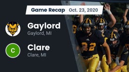 Recap: Gaylord  vs. Clare  2020