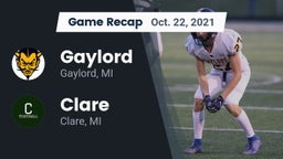 Recap: Gaylord  vs. Clare  2021