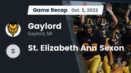 Recap: Gaylord  vs. St. Elizabeth Ann Sexon  2022