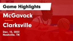 McGavock  vs Clarksville  Game Highlights - Dec. 15, 2022