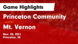 Princeton Community  vs Mt. Vernon Game Highlights - Nov. 30, 2021