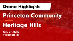 Princeton Community  vs Heritage Hills  Game Highlights - Jan. 27, 2022