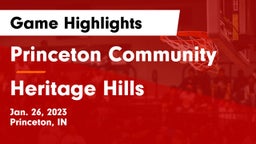 Princeton Community  vs Heritage Hills  Game Highlights - Jan. 26, 2023