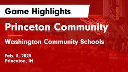 Princeton Community  vs Washington Community Schools Game Highlights - Feb. 3, 2023