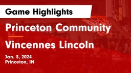 Princeton Community  vs Vincennes Lincoln  Game Highlights - Jan. 3, 2024
