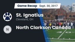 Recap: St. Ignatius  vs. North Clarkson Canada 2017