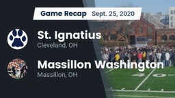Recap: St. Ignatius  vs. Massillon Washington  2020