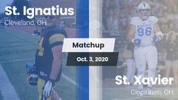 Matchup: St. Ignatius High vs. St. Xavier  2020