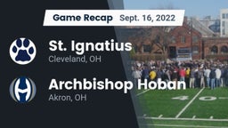 Recap: St. Ignatius  vs. Archbishop Hoban  2022