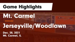 Mt. Carmel  vs Jerseyville/Woodlawn Game Highlights - Dec. 28, 2021