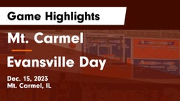 Mt. Carmel  vs Evansville Day Game Highlights - Dec. 15, 2023