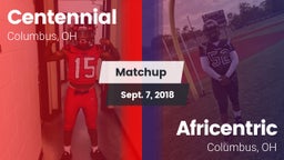 Matchup: Centennial High vs. Africentric  2018
