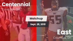 Matchup: Centennial High vs. East  2018