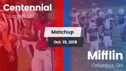 Matchup: Centennial High vs. Mifflin  2018