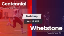Matchup: Centennial High vs. Whetstone  2018