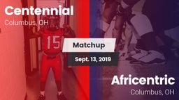 Matchup: Centennial High vs. Africentric  2019