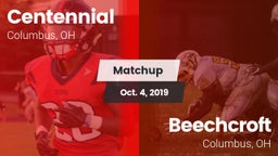 Matchup: Centennial High vs. Beechcroft  2019