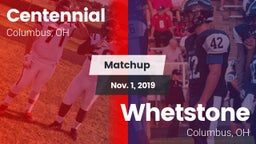 Matchup: Centennial High vs. Whetstone  2019