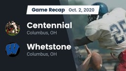 Recap: Centennial  vs. Whetstone  2020