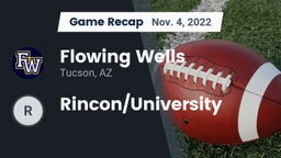 Recap: Flowing Wells  vs. Rincon/University  2022