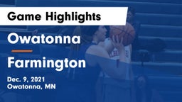 Owatonna  vs Farmington Game Highlights - Dec. 9, 2021