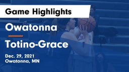 Owatonna  vs Totino-Grace  Game Highlights - Dec. 29, 2021