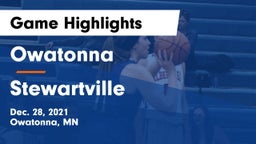 Owatonna  vs Stewartville  Game Highlights - Dec. 28, 2021
