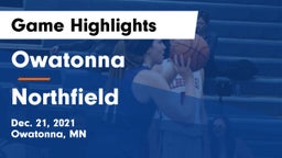 Owatonna  vs Northfield  Game Highlights - Dec. 21, 2021