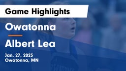 Owatonna  vs Albert Lea  Game Highlights - Jan. 27, 2023