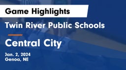 Twin River Public Schools vs Central City  Game Highlights - Jan. 2, 2024