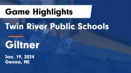 Twin River Public Schools vs Giltner  Game Highlights - Jan. 19, 2024