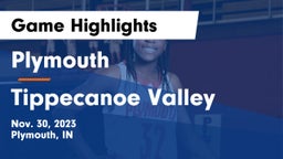 Plymouth  vs Tippecanoe Valley  Game Highlights - Nov. 30, 2023