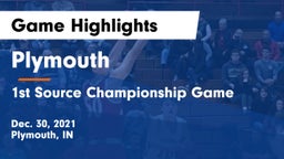 Plymouth  vs 1st Source Championship Game Game Highlights - Dec. 30, 2021