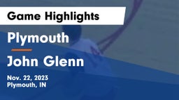 Plymouth  vs John Glenn  Game Highlights - Nov. 22, 2023