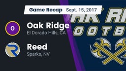 Recap: Oak Ridge  vs. Reed  2017