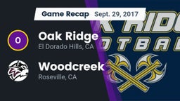 Recap: Oak Ridge  vs. Woodcreek  2017