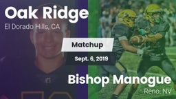 Matchup: Oak Ridge High vs. Bishop Manogue  2019